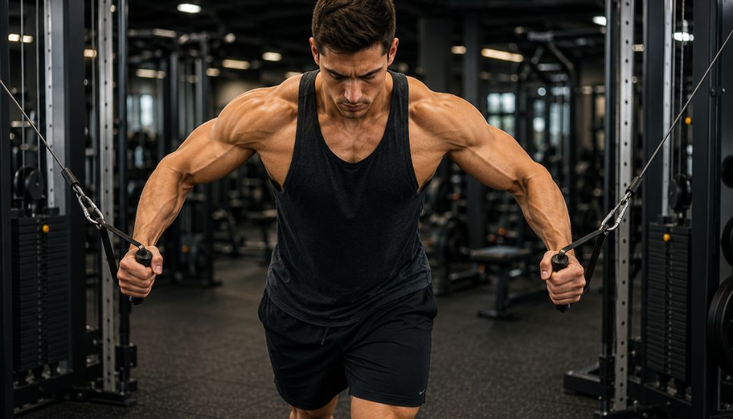 exercice pecs poulie