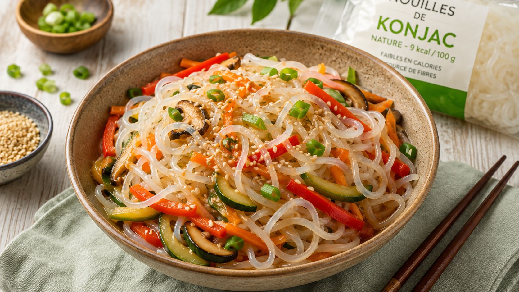 Nouilles de konjac