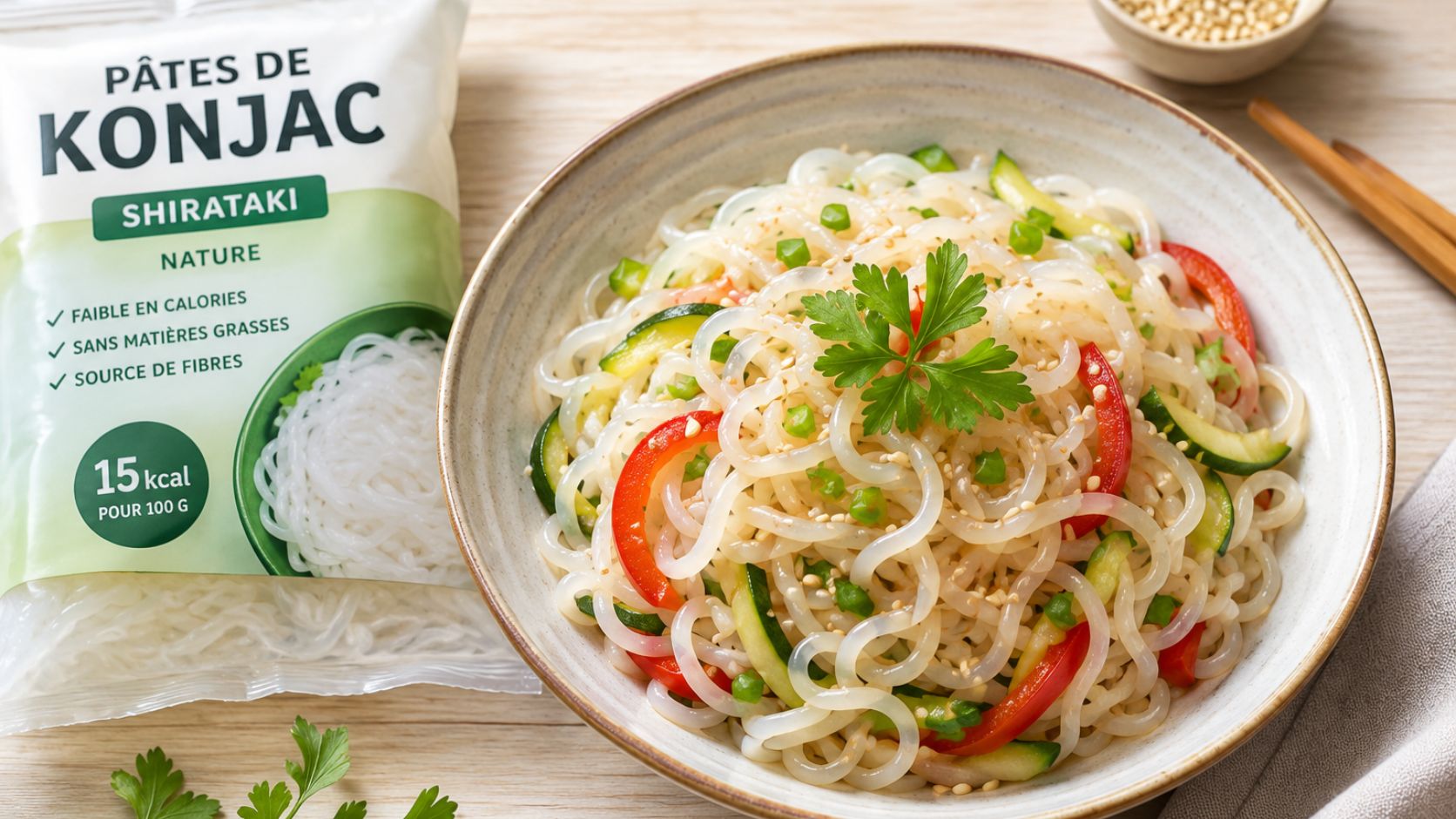 Pâtes de konjac