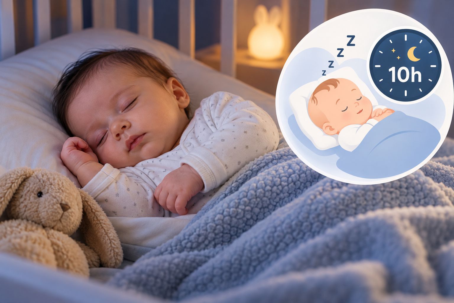 bébé 2 mois dort 10h sans manger